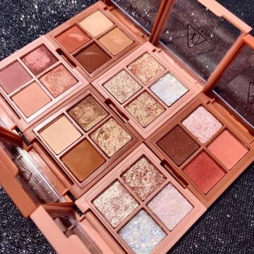 New Guicami Eyeshadow MINI Charming Eyeshadow Palette 4 Colors Make Up Palette Matte Shimmer Pigmented Eye Shadow Powder Beauty