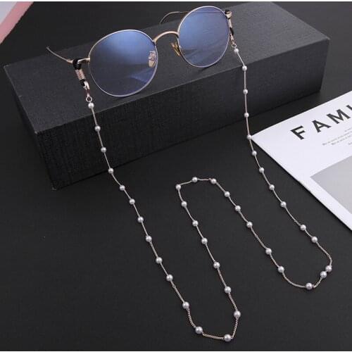 Mask Hanging Rope Necklace Face Mask Lanyard Mask Glasses Holder Adjustable Traceless Ear Hanging Rope Two Hooks