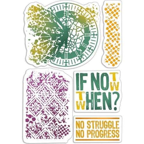 CLEAR STAMP background DIY Scrapbook Card album paper craft silicon rubber roller transparent stamps 3266