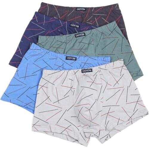 QIWEIWOLF Men's Briefs With Print