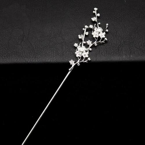 Ancient Costume Style Hairpin Headdress Plum Blossom Alloy Hairpin Handmade Hanfu Headdress Han Chinese Clothing Hairware Female