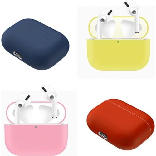 Silicone Skin Cover Protective Case for Apple Airpods Pro 2019 Wireless Earphone Accessories Charging Box Storage Case Bag