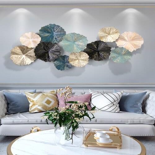 Light Extravagant Wall Decoration Metal Metope Ornament Background A Living Room Wall Decoration 3d Stickers Ornaments