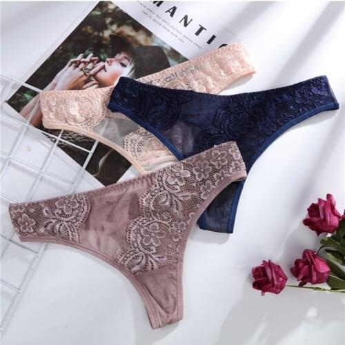 Women Panties Secret G-String Underwear Fashion Thong Sexy Lace Panties Ladies G-string Soft Lingerie Low Rise Panty M-XL NEW