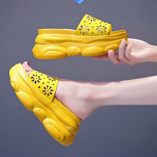 Roman Slides Women Outer wear Sandals Heel Slippers Torridity Sandal Shoes Handmade Thick bottom Female Outdoor Shoes Slippers