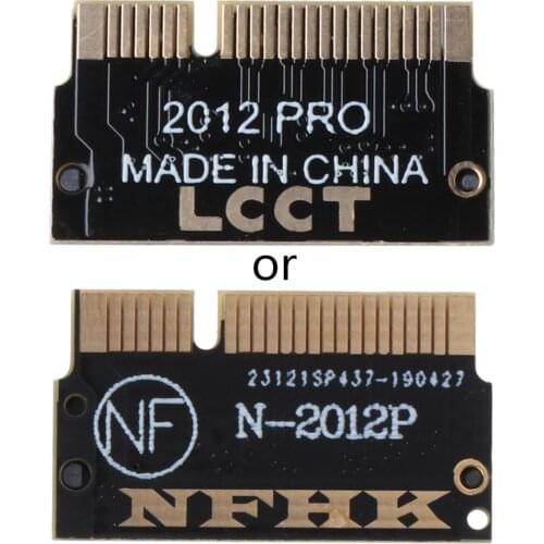1pcs New M.2 NGFF M Key SSD to Compatible for MacBook Pro Retina 2012 A1398 A1425 Adapter Converter Card