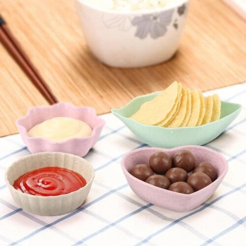 1pcs Japanese Style Color Sauce Sauce Dish Kitchen Creative Plate Multi-purpose Sauce Plate Round Polygon Square Seasoning Bowl