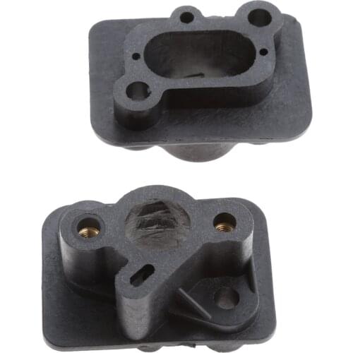 2Pcs 40-5 43CC 52CC Brush Cutter Intake Manifold Carburetor Base Connector Admitting Pipe Carb Adaptor Trimmer Parts Tools