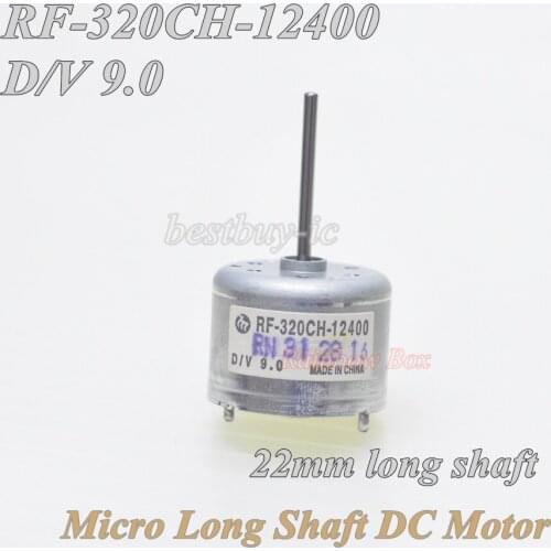2pcs CD DVD player 310T 320CH motor RF-320CH-12400 shaft length 22mm D/V 9.0