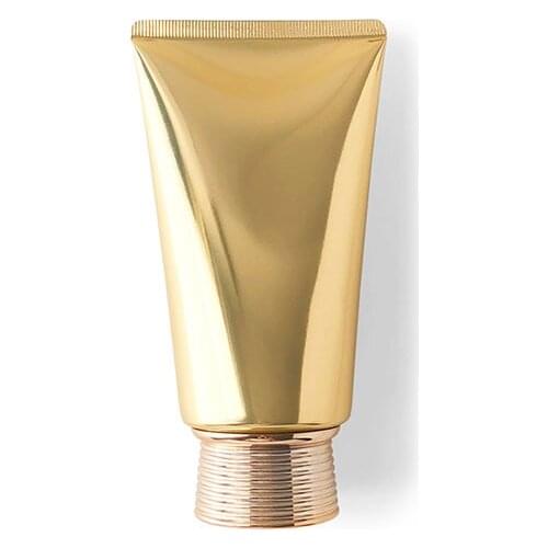 150g 30pcs Lotion Empty Gold Refillable Plastic Aluminum Soft Tubes Squeeze Cosmetic Packaging, Cream Tube Screw Lids Container