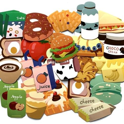 40pcs Cartoon food bread waterproof Stickers For Suitcase Skateboard Laptop Luggage Fridge Phone Car Styling DIY Sticker