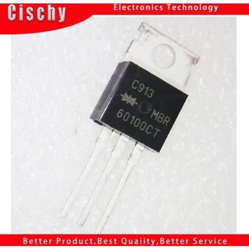 5pcs MBR60100CT TO220 MBR60100 TO-220 60100CT Schottky diode 60A 100V
