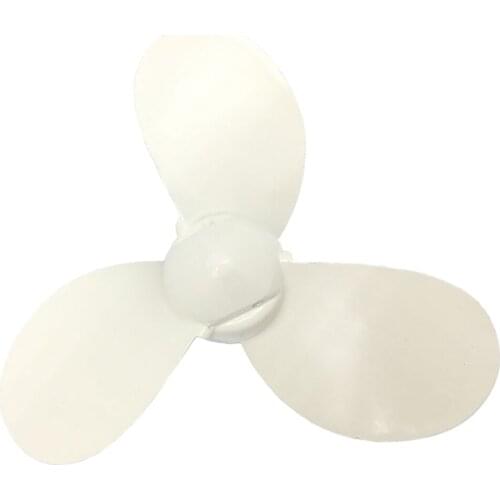 Aluminum Outboard Propeller 3-Blade for Hangkai 3.5HP Boat Engine (White)