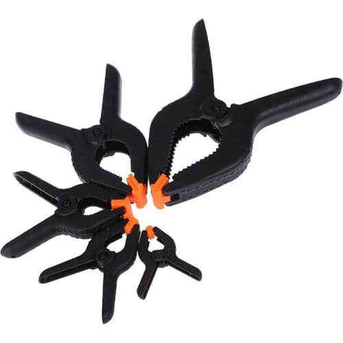 DIY 1PCS Plastic Spring Clamps Nylon Clamps For Woodworking Spring Clip Photo Studio Background Tools 2/3/4inches