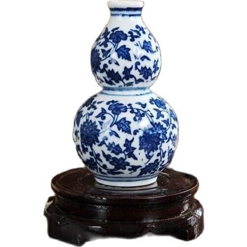 Home decoration China jingdezhen blue and white porcelain vase a1
