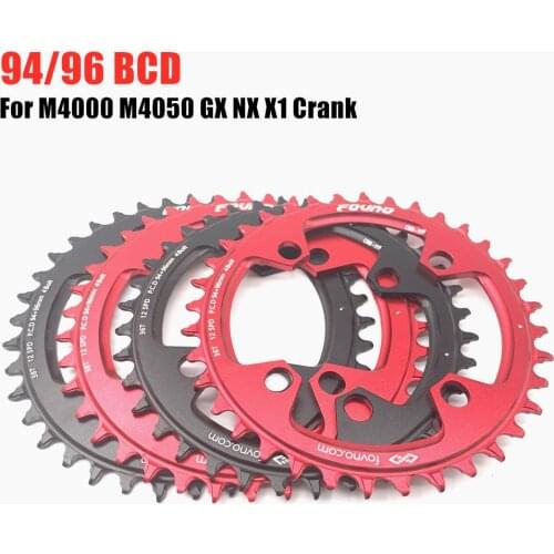 Fovno 94+96 BCD bicycle chainwheel 32T 34T 36T 38T Eagle Tooth MTB mountain bike bicycle Chainring for M4000 M4050 GX NX Crank