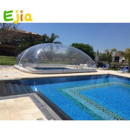 6*4m Pool Cover 7*5*3m Inflatable Pool Dome Tent Transparent Bubble Inflatable Swimming Pool Cover For Summer Winnter