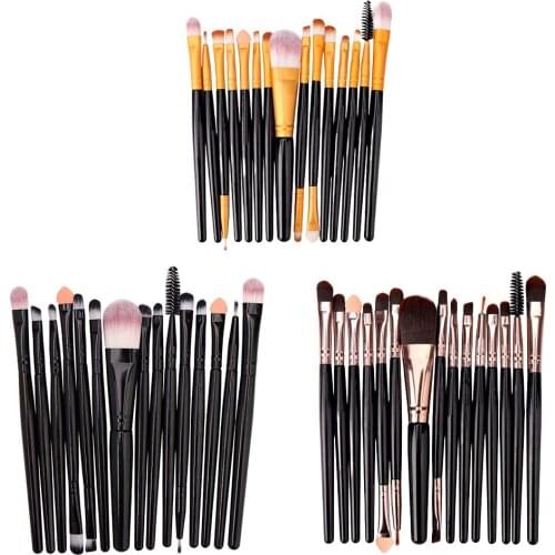 15pcs Makeup Set Applicator Face Cosmetic Brush Blush Lip Beauty Brushes Lip Beauty Brushes for Beginners DIY Beauty Tools
