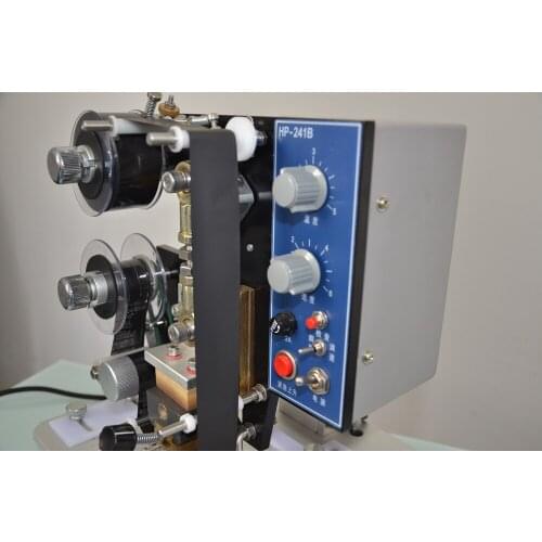 241B type number and letters stamping machine on plastic bags