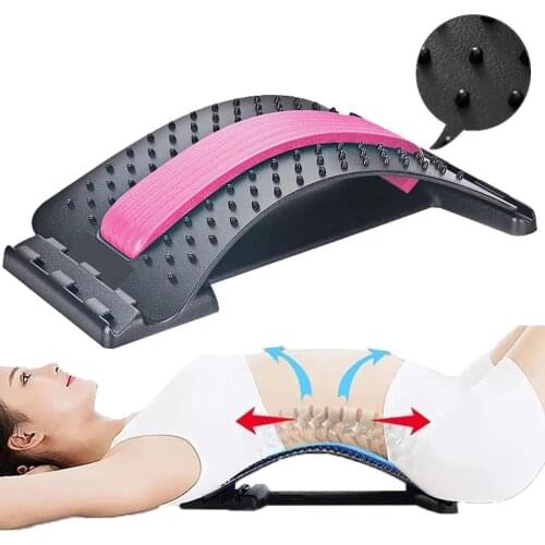 Lumbar Supporter Massages Back Muscles And Stretches The Whole Body To Release The Pressure Massage Stretcher