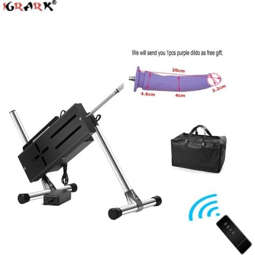 Thrusting Machine Gun for Women Automatic Self-Pleasure Massage Retractable Love Sex Machine with Dildos Attachments Erotic Toy