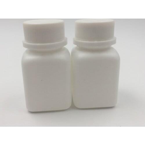 20pcs/Lot 30ml Plastic Pill Bottles Square Shape Tablet bottle with tamper proof cap Medicine Capsule