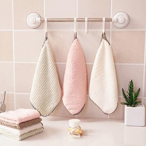 5 Pcs Kitchen Daily Dish Towels Thicken Non-stick Oil Washing Cleaning kitchen Rag Towel High-efficiency Daily Cleaning Cloth
