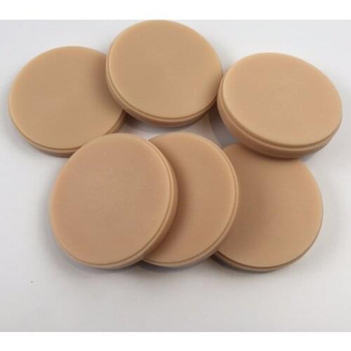 5 PCS/lot Dental Lab Material OD98*18mm Wieland System CAD CAM Dental Carving Wax Disc Blank without Step