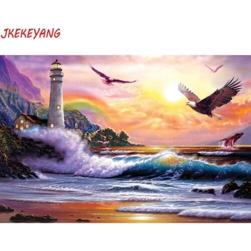 5D DIY square/round Diamond painting eagle Cross Stitch Diamond Embroidery Pattern Rhinestone J2585