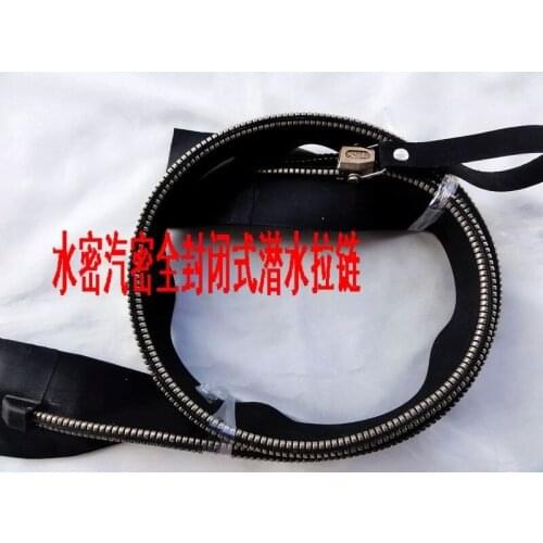 80cm 5# special 2sides closed waterproof zipper for diving suit Insulation clothing hovercraft water walking ball 1piece