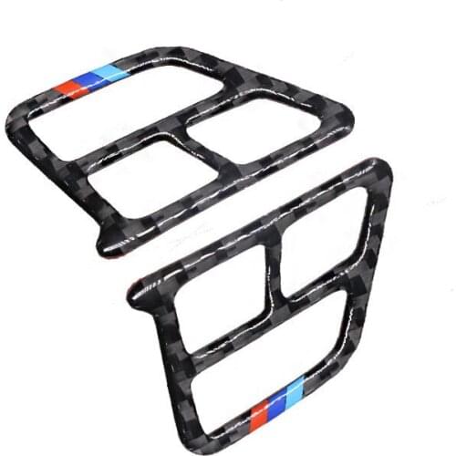 Car Interior Accessories Carbon Fiber Steering wheel buttons stickers For BMW E90 3 Series (2005-2012) Car Styling