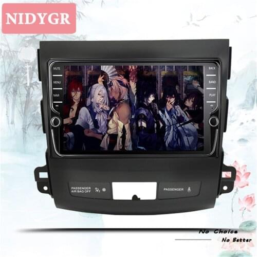 4+64G Octa Core 2 Din Stereo Android 10.0 Car Radio for Mitsubishi Outlander 2008-2014 GPS Navigation CD DVD Player BT head unit