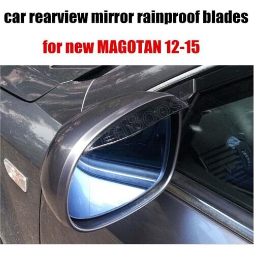 Free shipping 2 pieces Rearview mirror rain eyebrow reflective mirror side mirror rain visor accessories for new MAGOTAN 12-15