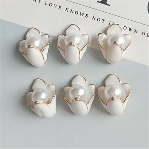 10pcs DIY craft supplies for jewelry clothing hat Alloy metal craft supplies artesanato costura beads flower sewing accessories