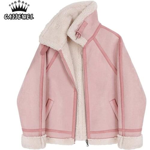 CAIJEWEL Women's Coats With Fur