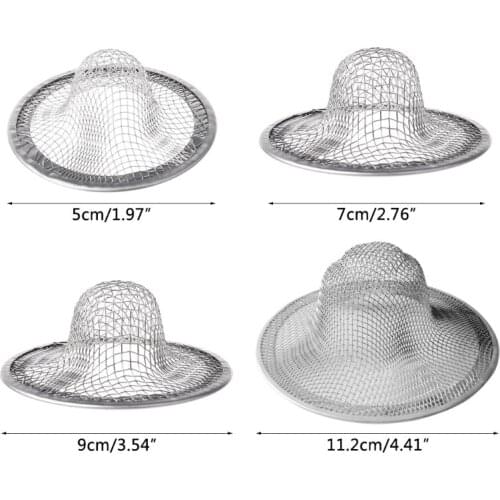 M17D Stainless Steel Kitchen Sink Strainer Hair Catcher Stopper Bathroom Bathtub Shower Drain Filter Percolator