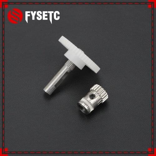 BMG EXTRUDER SHAFT ASSEMBLY GEAR Single And Dual Direct Extruders With Prusa i3 Steel Pulley For Primary 1.75/5.0 Drive Gear
