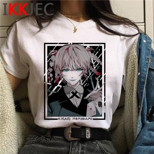 Kakegurui tshirt clothes men japanese harajuku ulzzang 2021 clothes t shirt kawaii