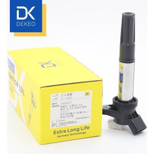 DEKEO Ignition Coils For Geely Free Ship Global Hawk Cheetah Q6 FAW JunpaiD60 Willett Weizhi hatchback 3 compartment V5 19005277