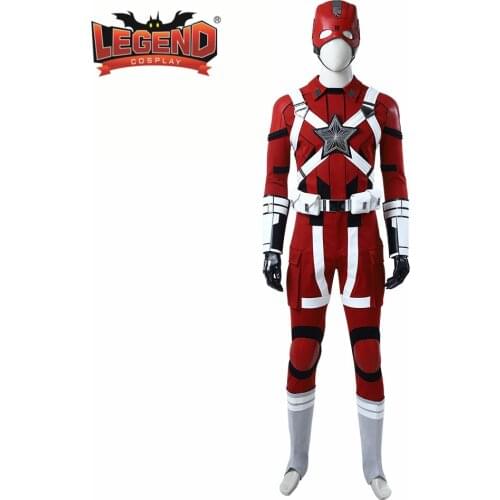 Red Guardian Cosplay Costume Carnival Halloween Party Red Suit Superhero Alexei Shostakov Outfit