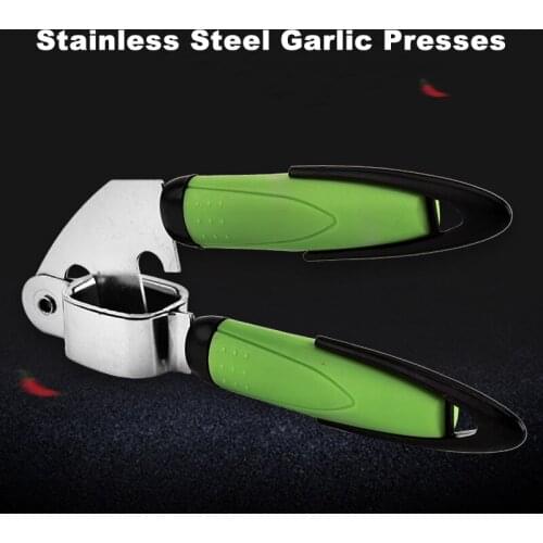 430 Stainless Steel Kitchen Squeeze Tool Alloy Crusher Ginge Vegetable Garlic Presses Fruit Vegetable Cooking Tools Accessories