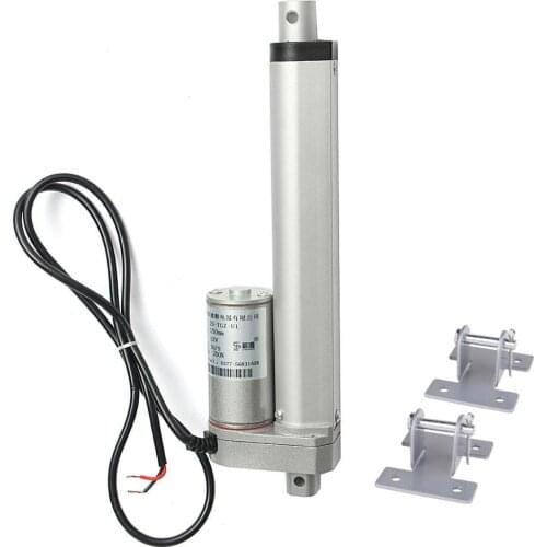 Linear actuator 12V metal gear electric linear motor moving distance stroke 50mm 100mm 150mm 200mm 250mm 30W 2.5A max 1500N