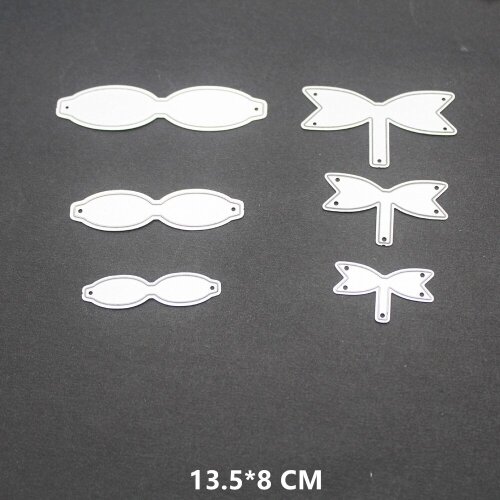 Tie Metal Cutting Dies Butterfly Bow Embossing Mold DIY Scrapbooking Album Paper Craft Knife Mould Custom Blade Punch Stencils