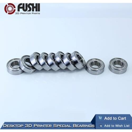 Desktop 3D Printer Special Bearing 685ZZ (10PCS) 5X11X5mm Mute Ball Bearings 685 For Kossel Mini Prusa i3 Parts Free Shipping