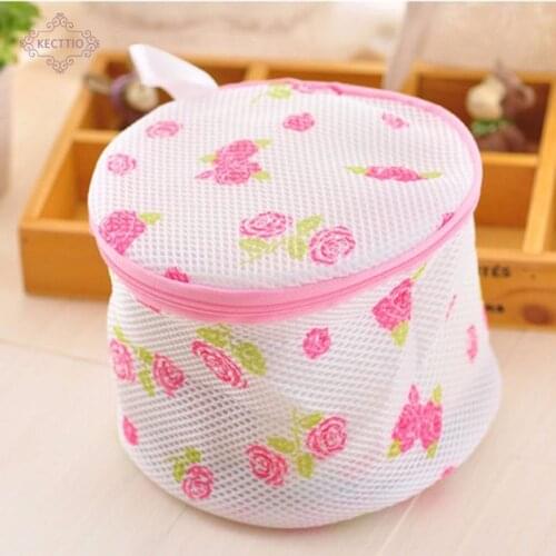 New Necessaire Women Hosiery Bra Washing Lingerie Wash Foldable Protecting Mesh Bag Aid Laundry Saver