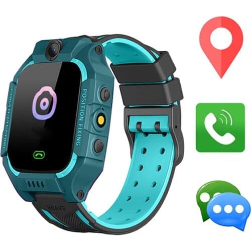New Q19 Childrens Smart Watch SOS Anti-lost Phone Childrens Smart Watch with SIM Card GPS Camera Touch Watch Childrens Gift