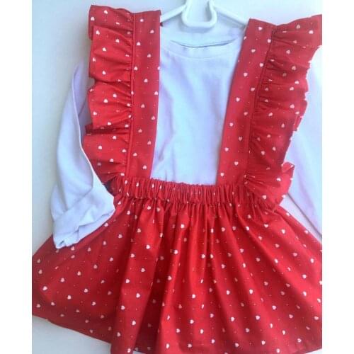 Handmade 0-2 years old baby girl including body special design cherry pattern lovely summer girl dress set