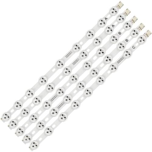 New LED backlight strip 40" 39" NDV REV1.0 ABC For TOSHIBA 40L3433DG VESTEL VES390UNDC-01 VES400UNDS-01 VES400UNDS-02