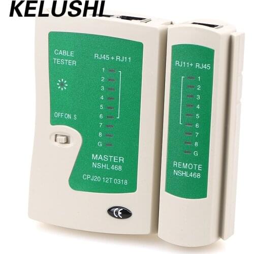 KELUSHI Free Shipping NSHL468 RJ11 RJ45 Network Cable Tester Telephone Lines Multifunctional with High Quality