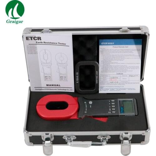ETCR2000+ Clamp Earth Resistance Tester Resistance Resolution 0.001ohm